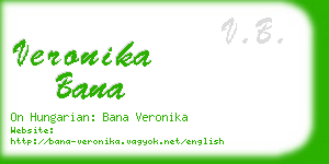 veronika bana business card